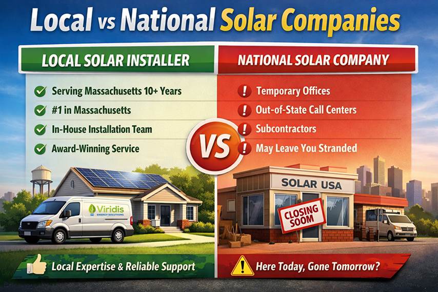 Best Solar Installer in Massachusetts: Local vs National Solar Companies